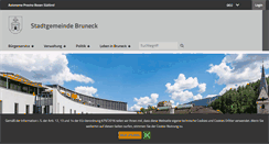 Desktop Screenshot of gemeinde.bruneck.bz.it